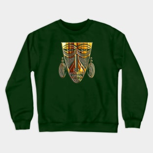 African tribal ceremonial mask Crewneck Sweatshirt